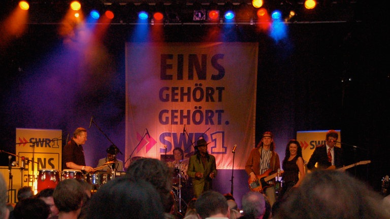 Finale der SWR1 BW Hitparade 2008 mit Stefanie AnhaltMatthias Holtmann, Michel RiesBarbara Scherrer und Patrick NeelmeierThomas Schmidt