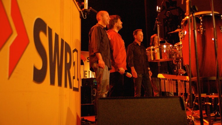 Finale der SWR1 BW Hitparade 2008 mit Stefanie AnhaltMatthias Holtmann, Michel RiesBarbara Scherrer und Patrick NeelmeierThomas Schmidt