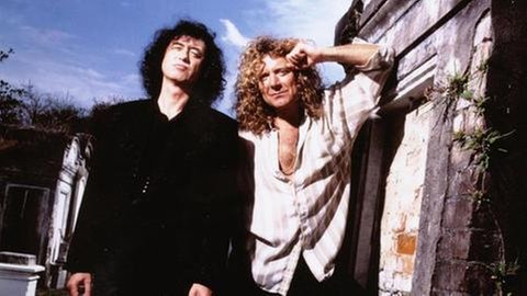 Jimmy Page und Robert Plant