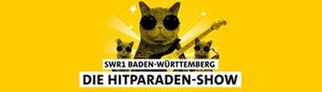Eine Katze und zwei Kätzchen mit dem Text SWR1 Baden-Württemberg - Die Hitparaden-Show. Wir feiern die SWR1 Hitparade das ganze Jahr mit euch.