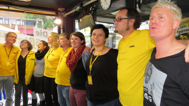 Und auch Platz 1 wird ausgiebig gefeiert.