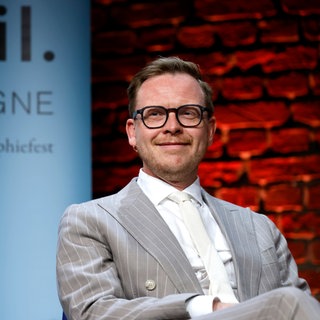 Markus Gabriel, Philosoph, auf der Phil.Cologne 2024-Veranstaltung