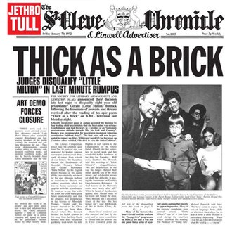 Das Album "Thick As A Brick" von Jethro Tull erschien im März 1972.