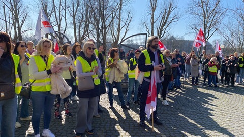 Warnstreik am Uniklinikum Mannheim
