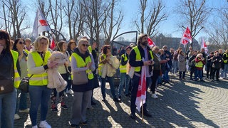 Warnstreik am Uniklinikum Mannheim