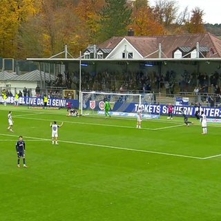 Fußballer auf dem Feld