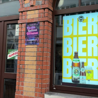 Bier Werbung in Tübingen