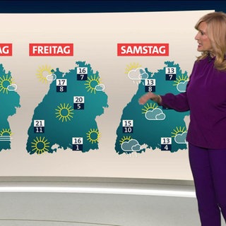 Wetterreporterin Claudia Kleinert