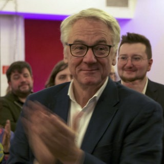 BSW-Spitzenkandidat Joachim Tabler beim Landesparteitag