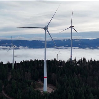 Windräder in Baden-Württemberg