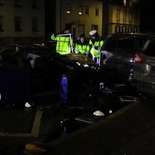Auto-Unfall nach Verfolgungsjagd