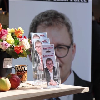 OB-Wahlkampf mit Flyern und Stand