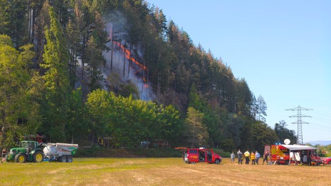 In Steinach und Zell am Harmersbach (beides Ortenaukreis) gibt es aktuell Waldbrände. Das Landratsamt des Ortenaukreises warnt deshalb die Bevölkerung. Die Feuerwehr sei bereits im Einsatz.