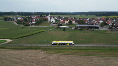 Regionalbahn am Bodensee