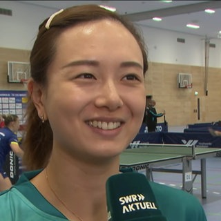 Tischtennisspielerin Yuan Wan