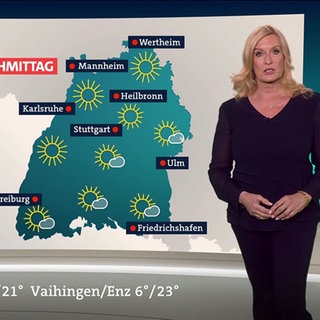 Wetterreporterin Claudia Kleinert