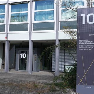 Gebäude eines Hochschulservicezentrums