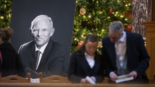 Gedenkgottesdienst im Berliner Dom - Trauerstaatsakt für Schäuble, der an Weihnachten 2023 verstarb  