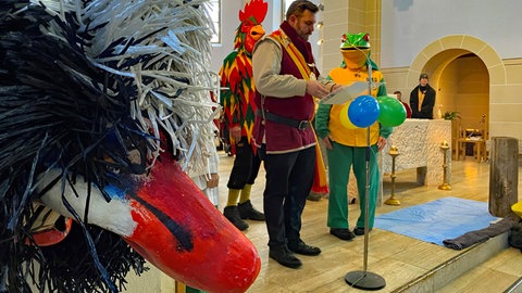Tierische Narrenmesse am Fasnachtssonntag in der katholischer Bonifatiuskirche in Lörrach