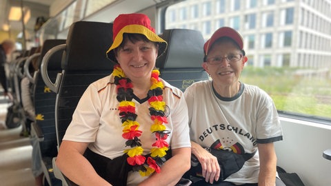 Deutsche Fans auf dem Weg nach Basel