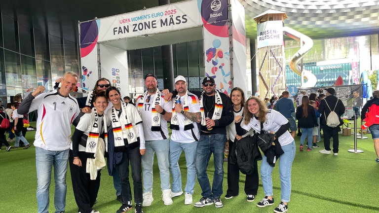 Fans der deutschen Nationalmannschaft in Basel