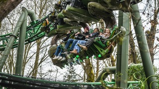 Achterbahn im Europapark: Der Europapark plant eine neue Touristattraktion im Elsass. Sie soll Europa-Vallée heißen und viel Grün und Ruhe bieten. 