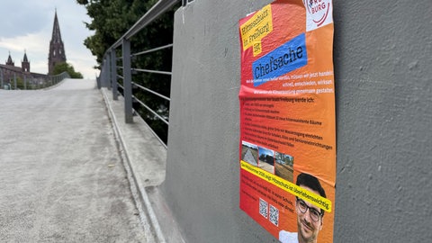 Gefälschtes Plakat in Freiburg