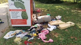 So sah es zuletzt in Lahr häufig im Umfeld von Glascontainern aus.
