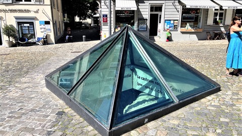 Römer Kastell auf dem Konstanzer Münsterplatz
