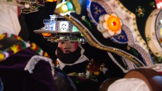 Silvesterchläuse sind im Apenzellerland unterwegs