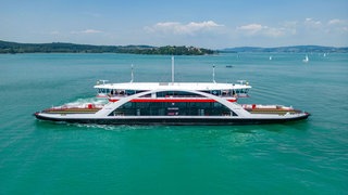 Gas-Autofähr "Richmond" fährt wieder auf dem Bodensee