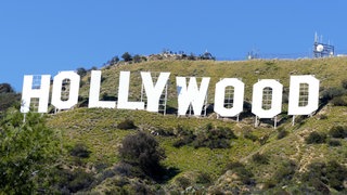Der "Hollywood"-Schriftzug steht auf Mount Lee in Los Angeles (USA)