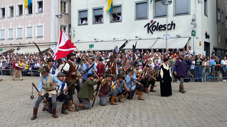 Beim historischen Festzug ist auch eine neue Figur dabei: Hauptmann Hans Wanner vom Baltringer Haufen
