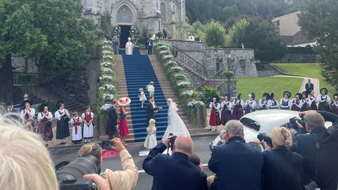 Traumhochzeit in Liechtenstein: Prinzessin Marie Caroline und Leopoldo Maduro Vollmer geben sich in Vaduz das Jawort.