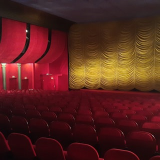 Ein Kinosaal in Ravensburg. Im Kino am Frauentor werden während der Filmtage Oberschwaben ausgewählte Filme gezeigt.
