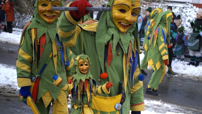 Narrensprung in Bodnegg im Kreis Ravensburg