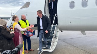 Seit Montag gibt es am Bodensee-Airport in Friedrichshafen wieder Flüge nach Berlin. Auch Hamburg und Düsseldorf werden wieder direkt angeflogen.
