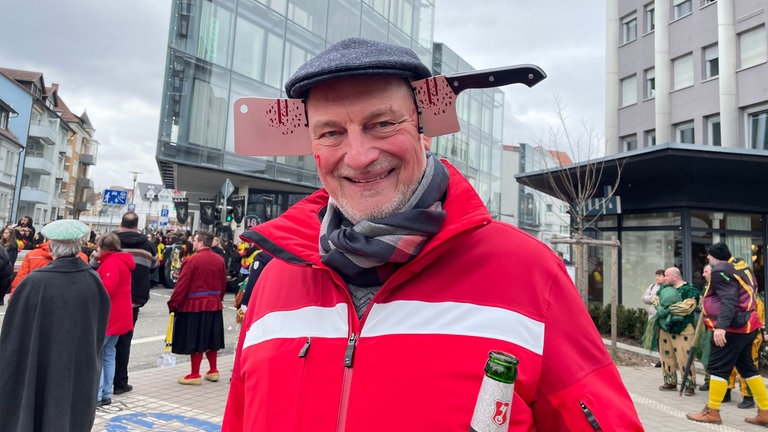 Der Große Narrensprung in Friedrichshafen 2026. Fastnacht am Bodensee auch bei Regen.