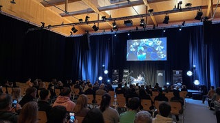 Nachwuchswettbewerb der Schlagzeuger auf der European Drum Show in Friedrichshafen.