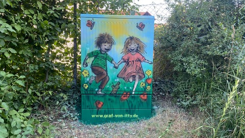 So werden die grauen Kästen zum Hingucker: Graffiti auf Stromkästen in Eschach