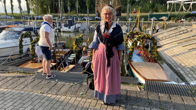 Die Mooser Wasserprozession 2026 bei Niedrigwasser