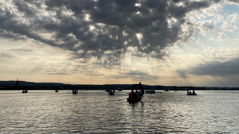 Die Mooser Wasserprozession von Moos nach Radolfzell 2026.