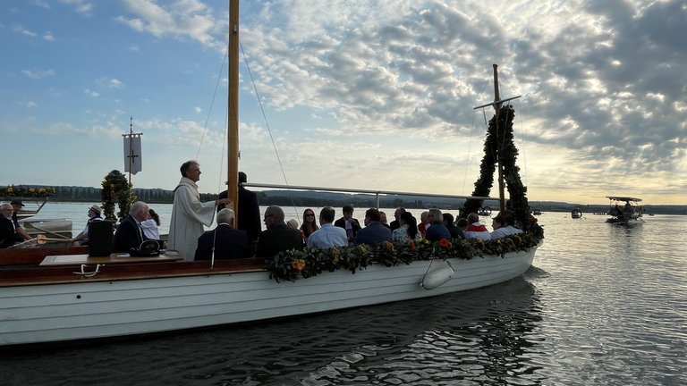 Die Mooser Wasserprozession von Moos nach Radolfzell 2026.