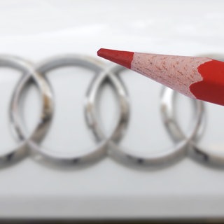 Rotstift Audi (Montage)
