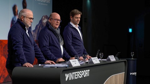 Alexander von Preen bei einer Intersport-Pressekonferenz