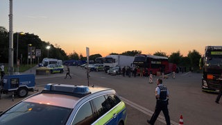 Bei einer Großkontrolle auf der A6 bei Crailsheim (Kreis Schwäbisch Hall) ging es vor allem um Sicherheit.