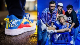 Kleidung mit Logos von Lidl oder Aldi sind im Trend. 