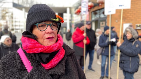 Demo für faire Renten in Karlsruhe
