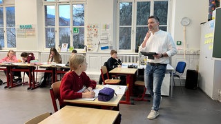Eine Klasse in der Vincenti Grundschule in Baden-Baden 