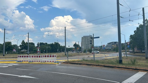 Verkehrsversuch: Entschärfter Oststadtkreisel Karlsruhe
